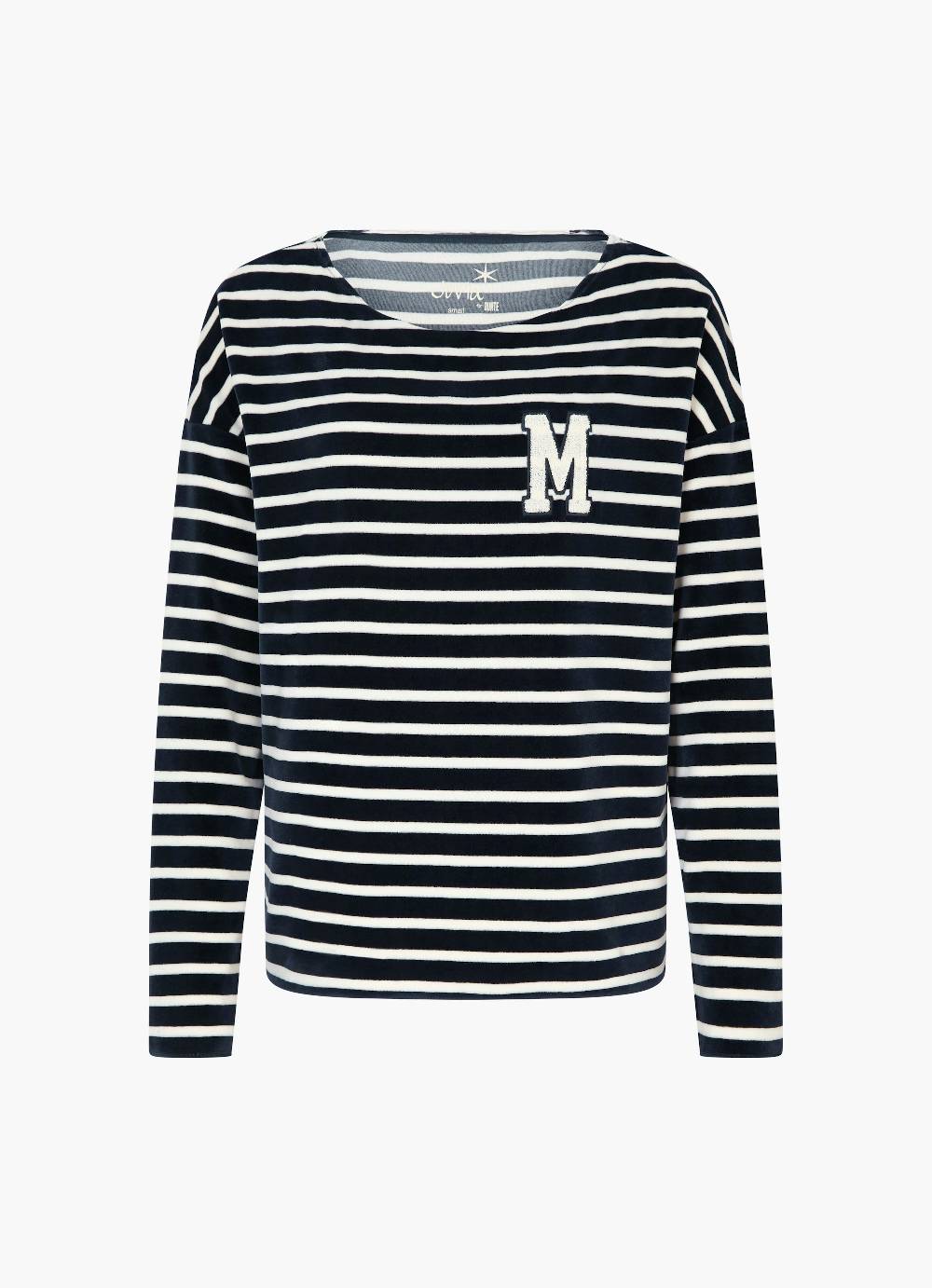 Juvia Monaco Baby Sweater Velvet Striped Preisnachlass