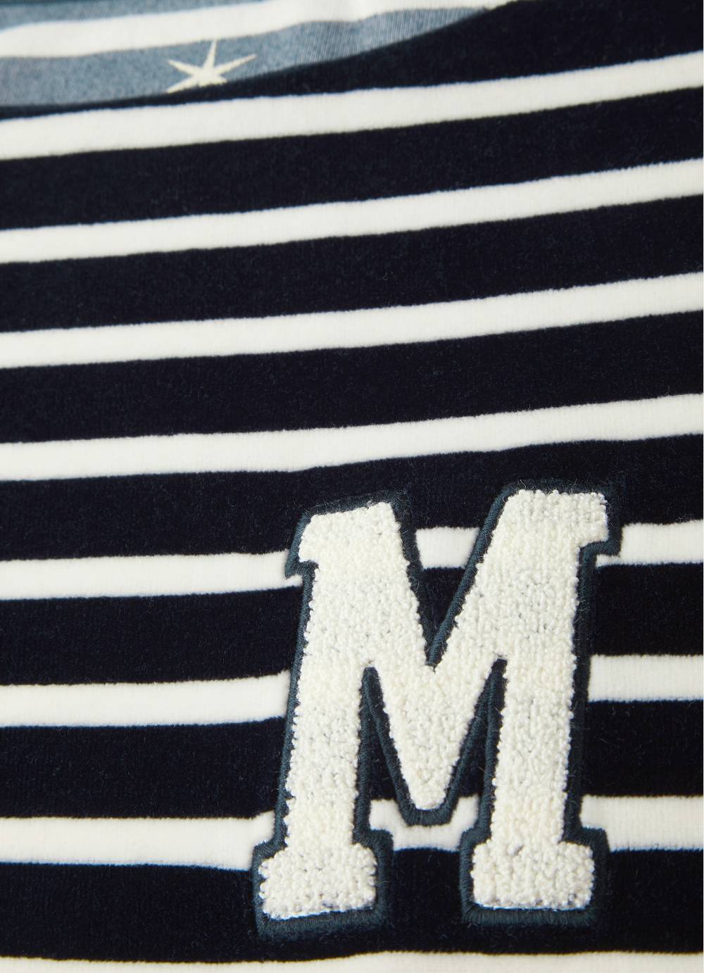 Juvia Monaco Baby Sweater Velvet Striped Preisnachlass