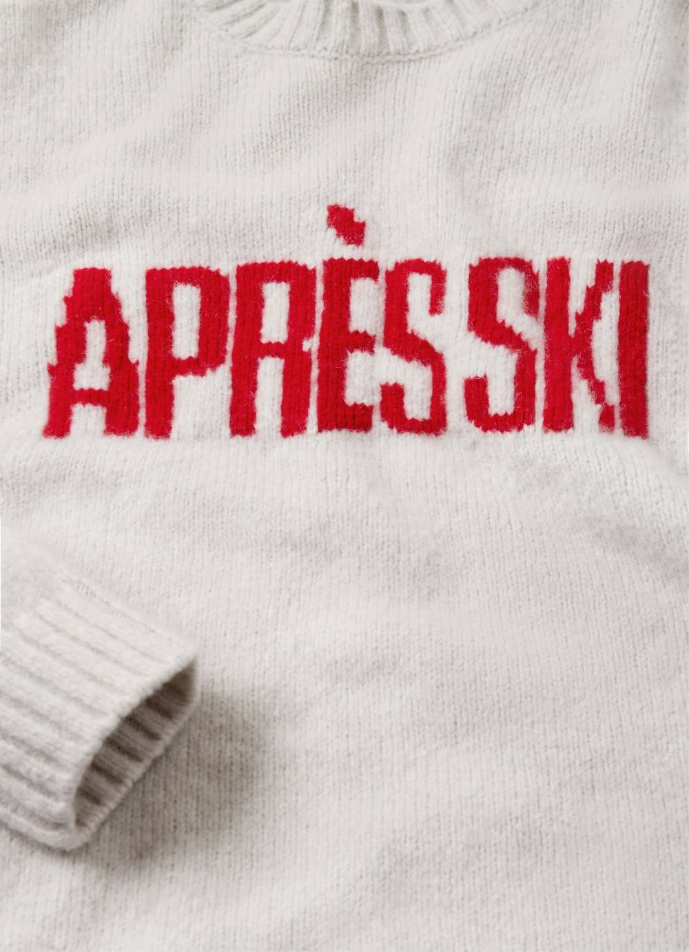 Juvia Fluffy Knit Sweater Apres Ski Neueste Stile