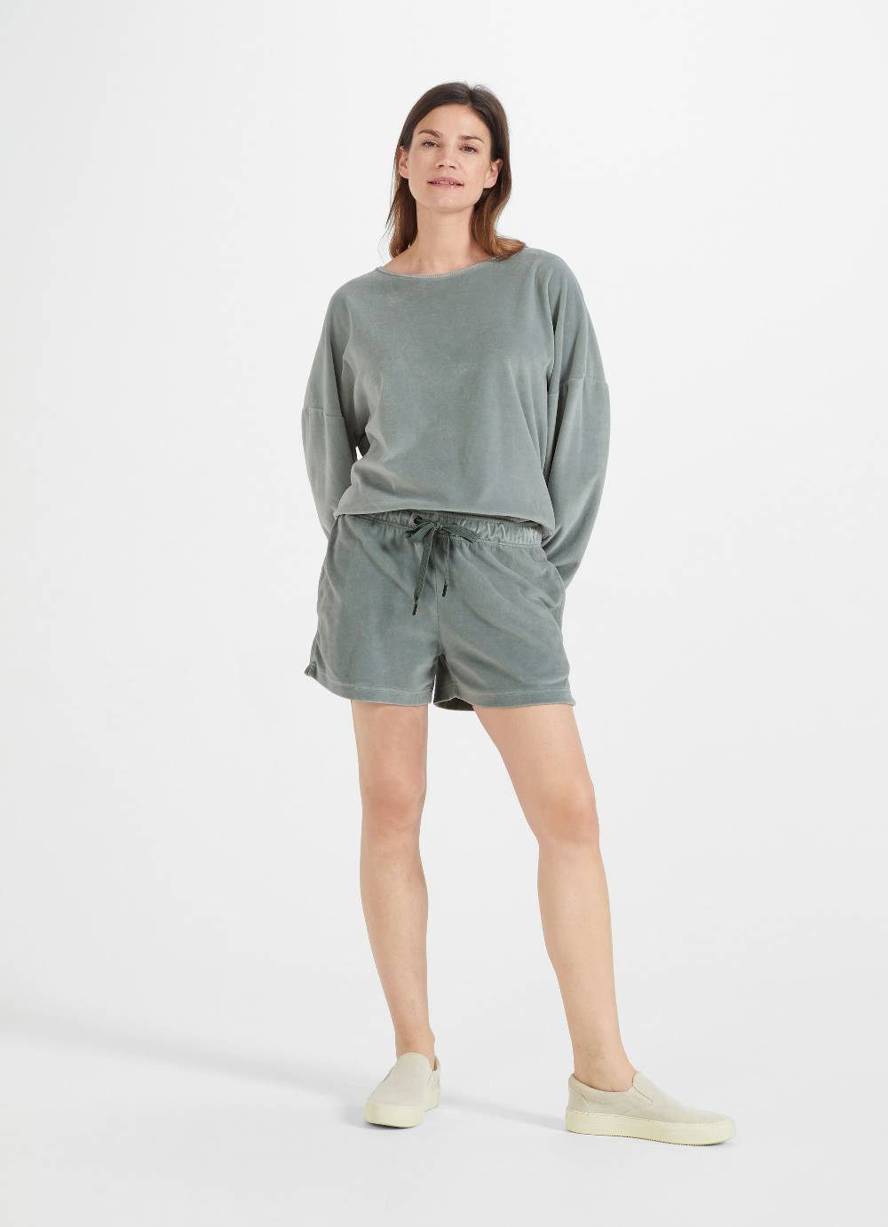 Juvia Samt - Sweatshirt Rabatt