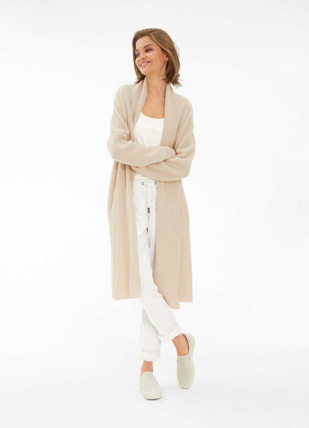 Juvia Langer Oversized - Cardigan Saisonschlussverkauf