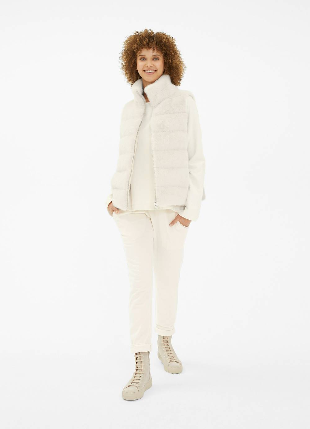 Juvia Faux Fur - Daunenweste Jubiläumsangebot