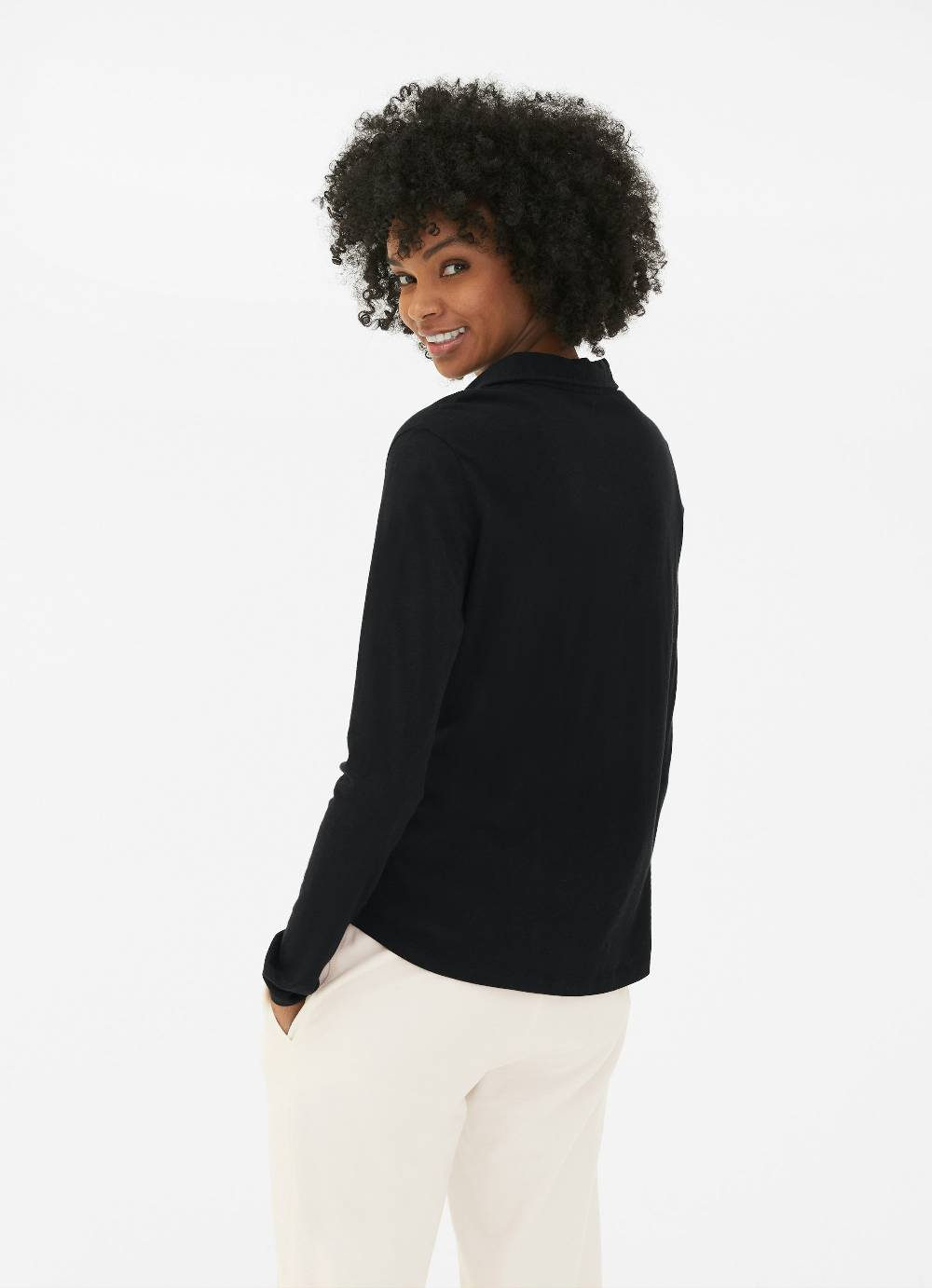 Juvia Jersey Bluse Cyber Monday