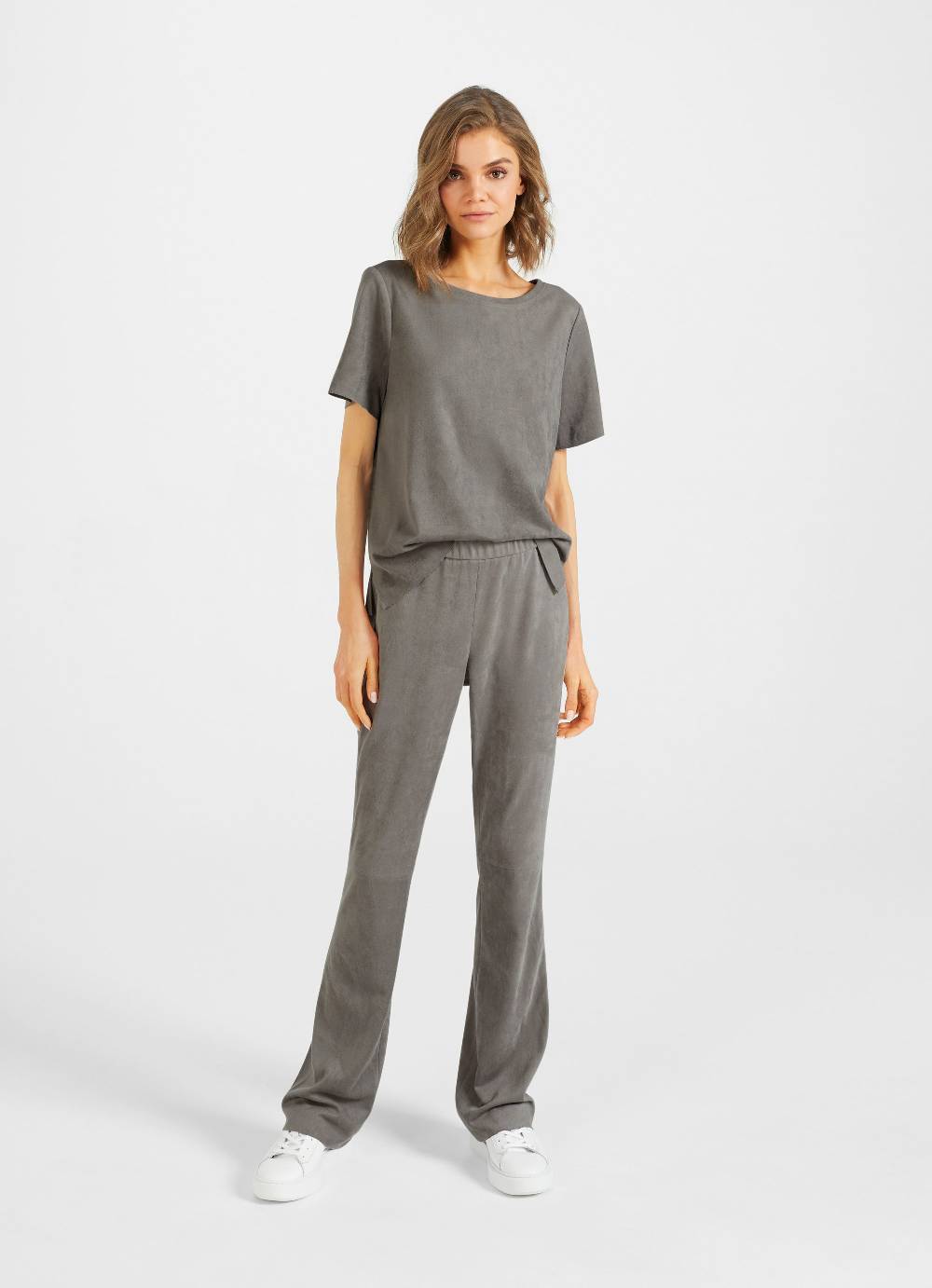 Juvia Tech Velours -Bootcut Hose Letzter Tag