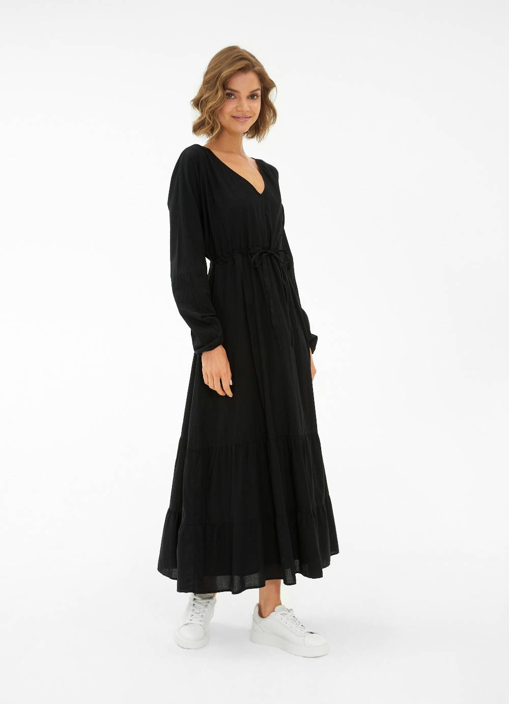 Juvia Popeline - Maxi Kleid Riesige Ersparnisse