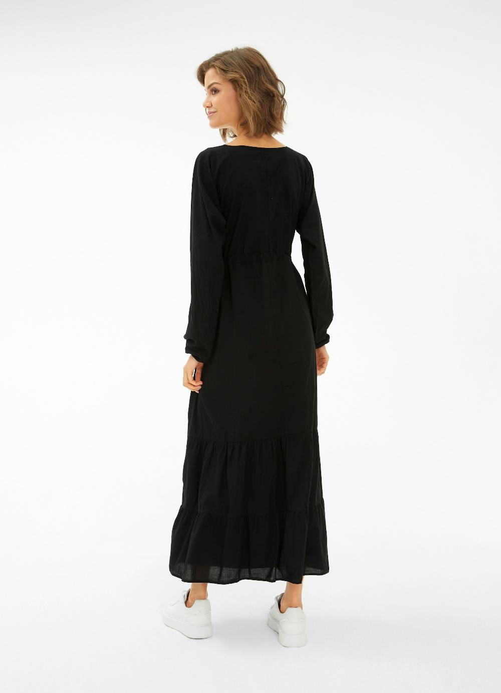 Juvia Popeline - Maxi Kleid Riesige Ersparnisse