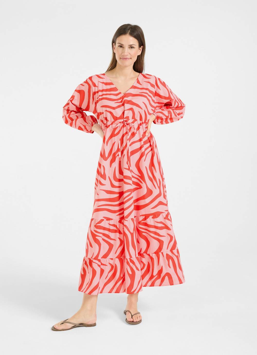 Juvia Popeline - Maxi Kleid Online