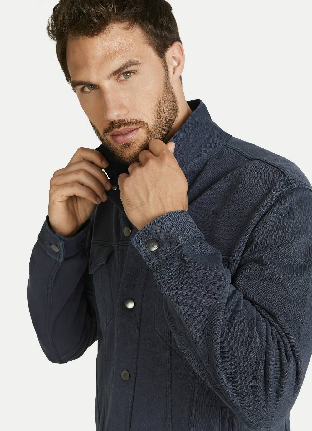 Juvia Jacke in Denim-Optik Bis zu 60% Rabatt