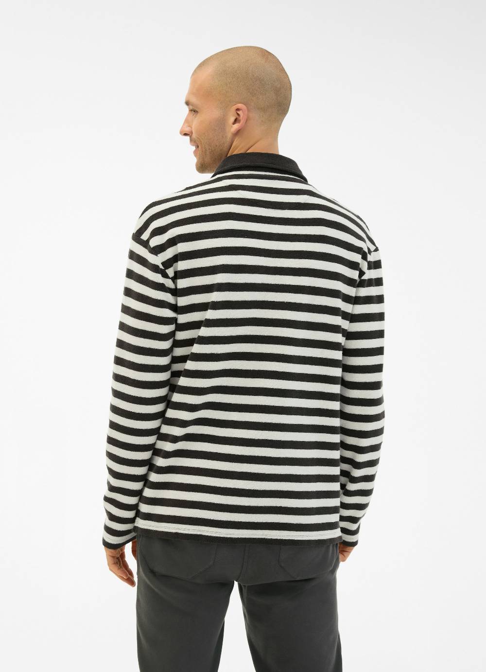 Juvia Frottee Polo - Longsleeve Schlussverkauf