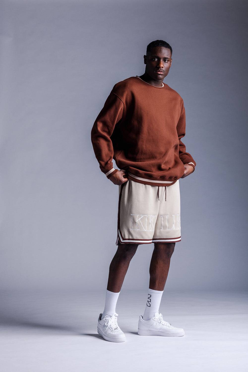 ﻿Karo Kauer Sweater Brown Verkauf