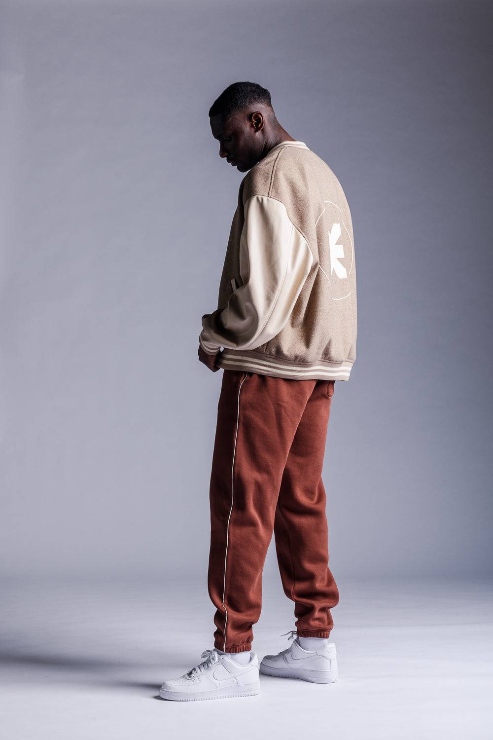 Karo Kauer College Jacket Beige Hotsell