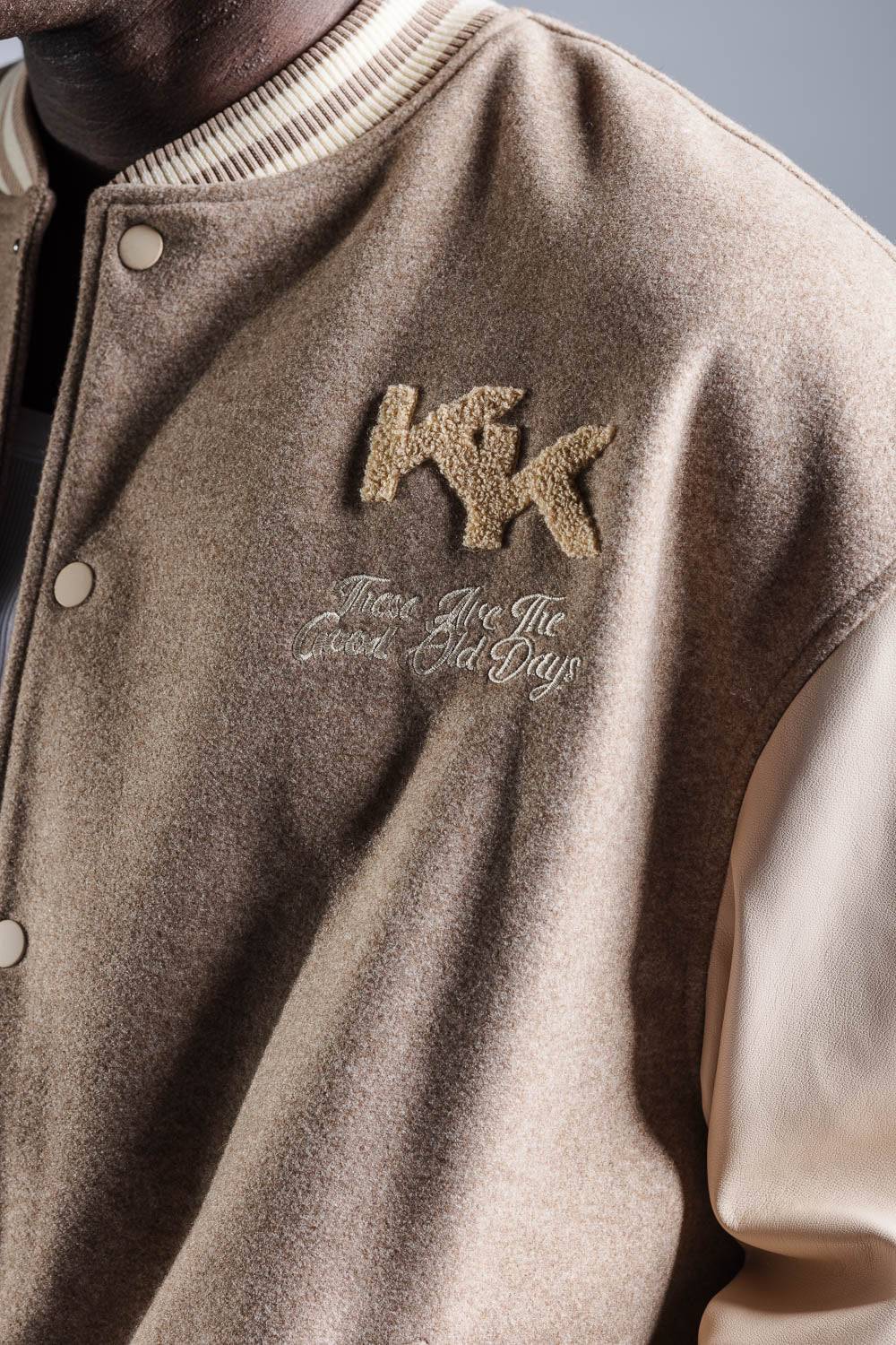 Karo Kauer College Jacket Beige Hotsell
