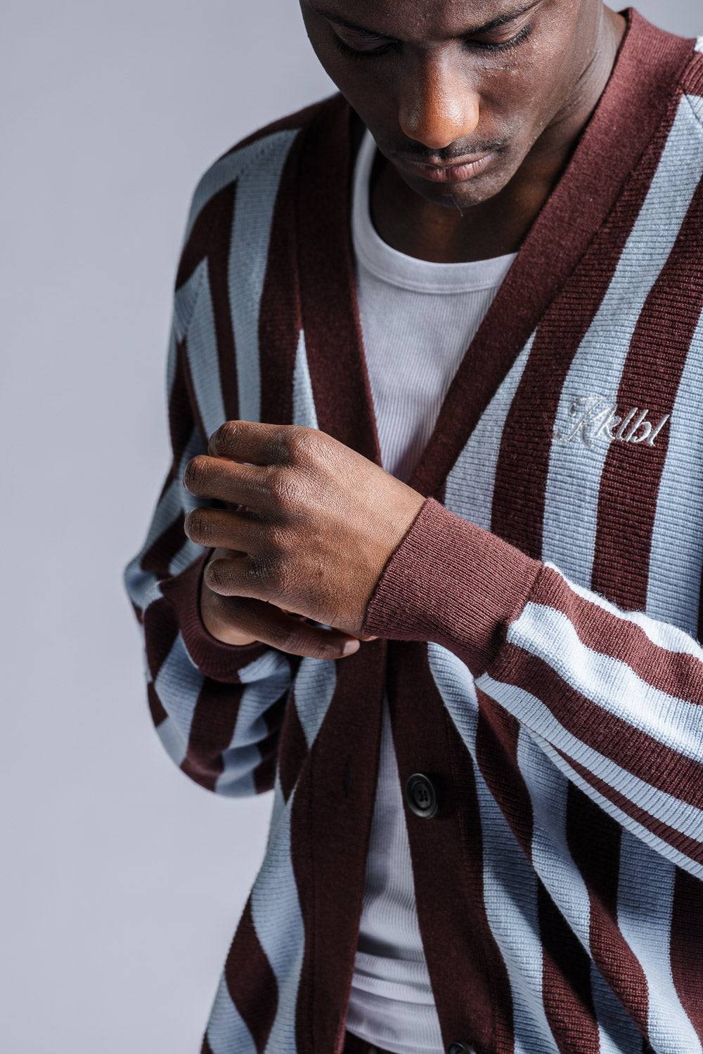 Karo Kauer Knit Cardigan Stripes Günstiger Verkauf