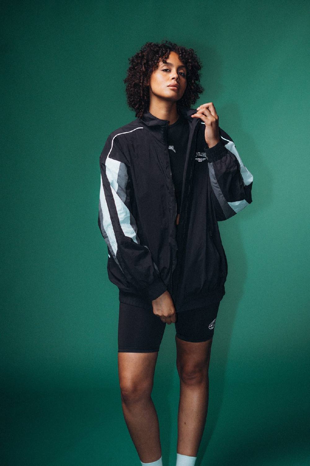 Karo Kauer Track Jacket Black Schlussverkauf