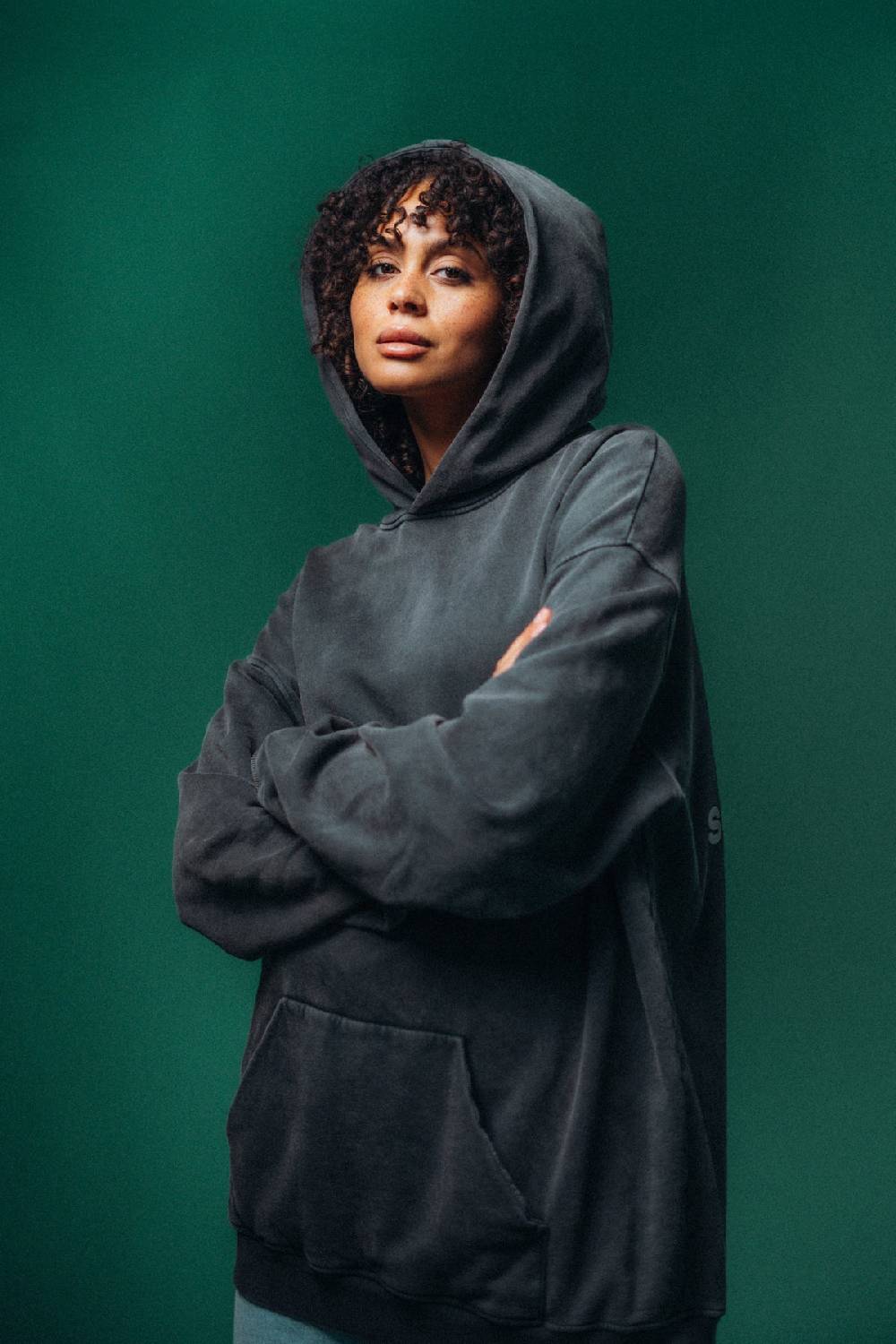 Karo Kauer Statement Hoodie Reflective Günstiger Verkauf