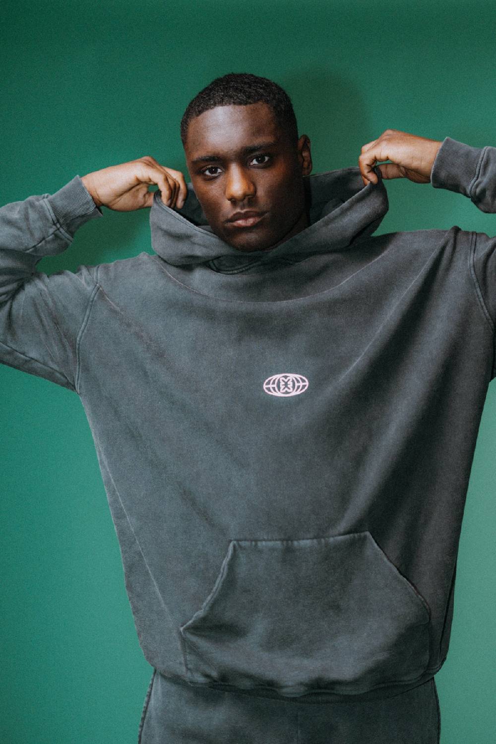 Karo Kauer Statement Hoodie Reflective Günstiger Verkauf