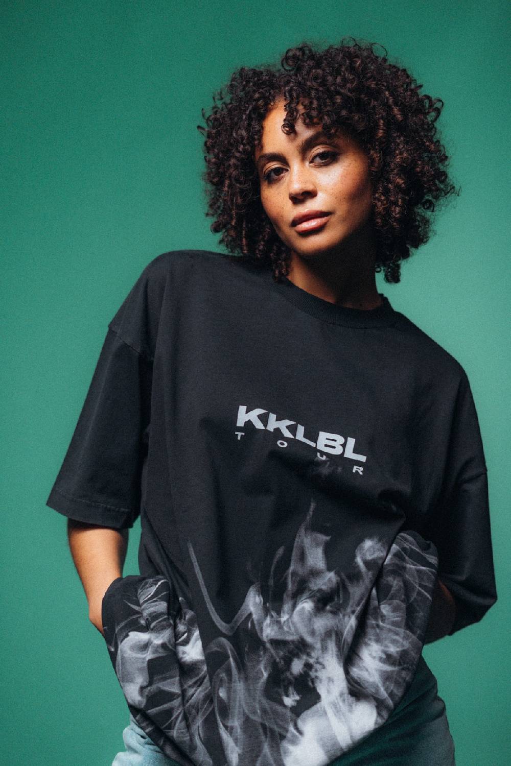 Karo Kauer Tour T-Shirt Smoke Black Verkauf