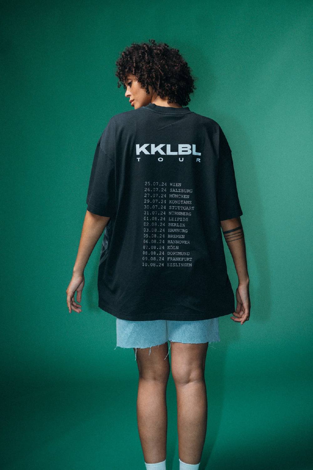 Karo Kauer Tour T-Shirt Smoke Black Verkauf