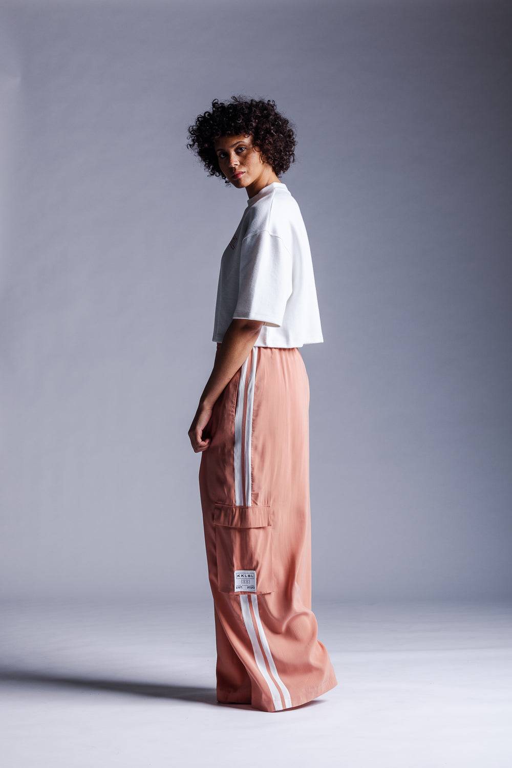 Karo Kauer Cropped T-Shirt KKLABEL Verkauf