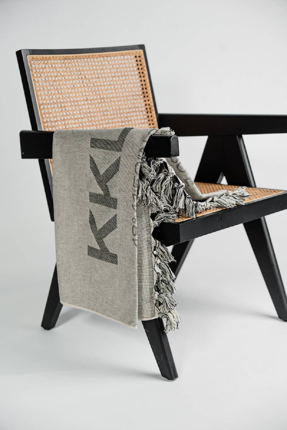 Karo Kauer Beach Towel Grey KKLBL Fabrikverkauf