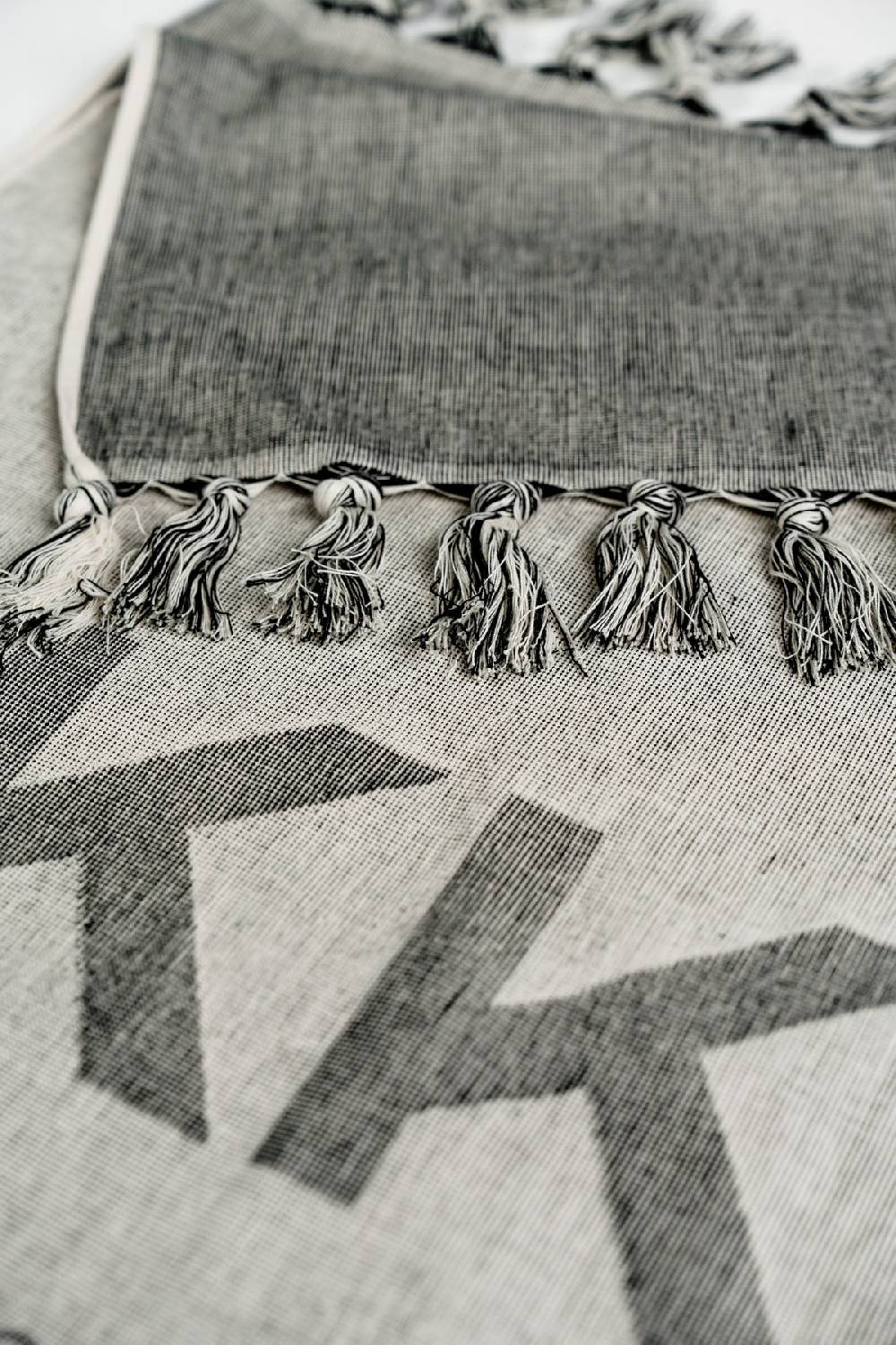 Karo Kauer Beach Towel Grey KKLBL Fabrikverkauf