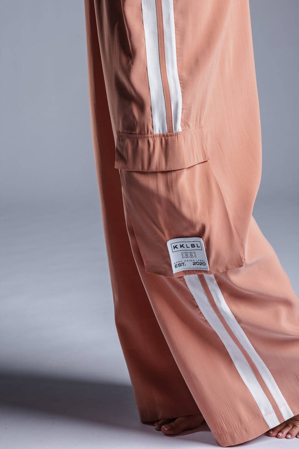 Karo Kauer Wide Leg Pants Rosewood Outlet