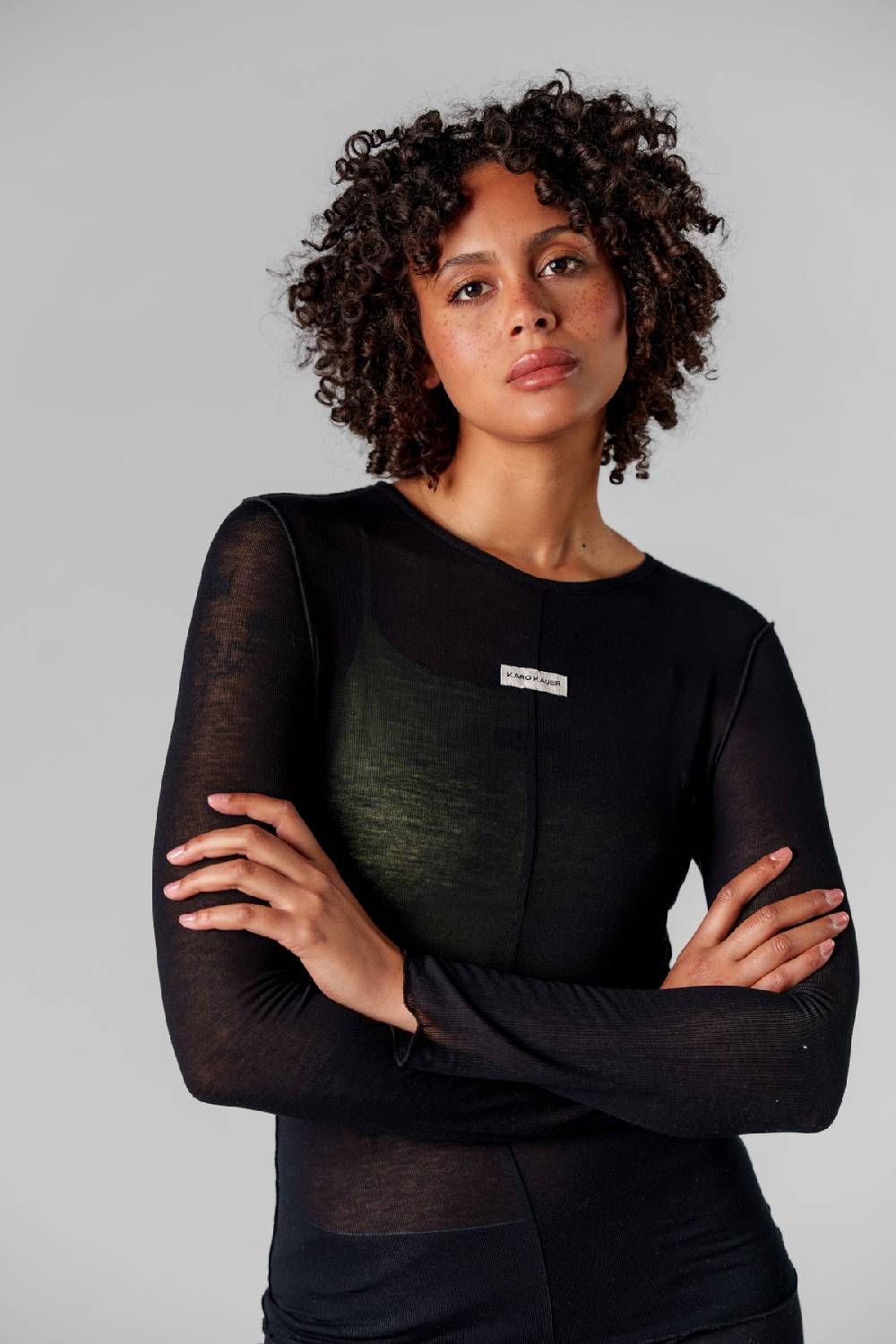 Karo Kauer Mesh Longsleeve Black Angebote