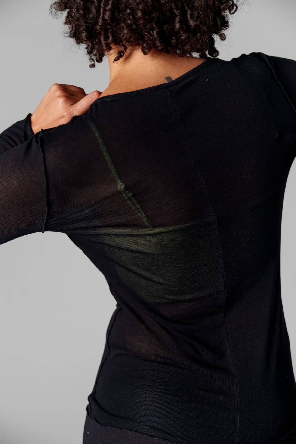 Karo Kauer Mesh Longsleeve Black Angebote