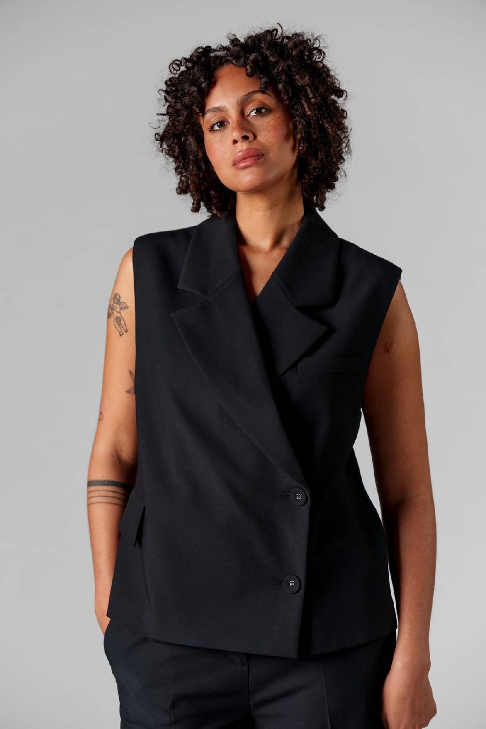 Karo Kauer Formal Vest Black Fabrikverkauf