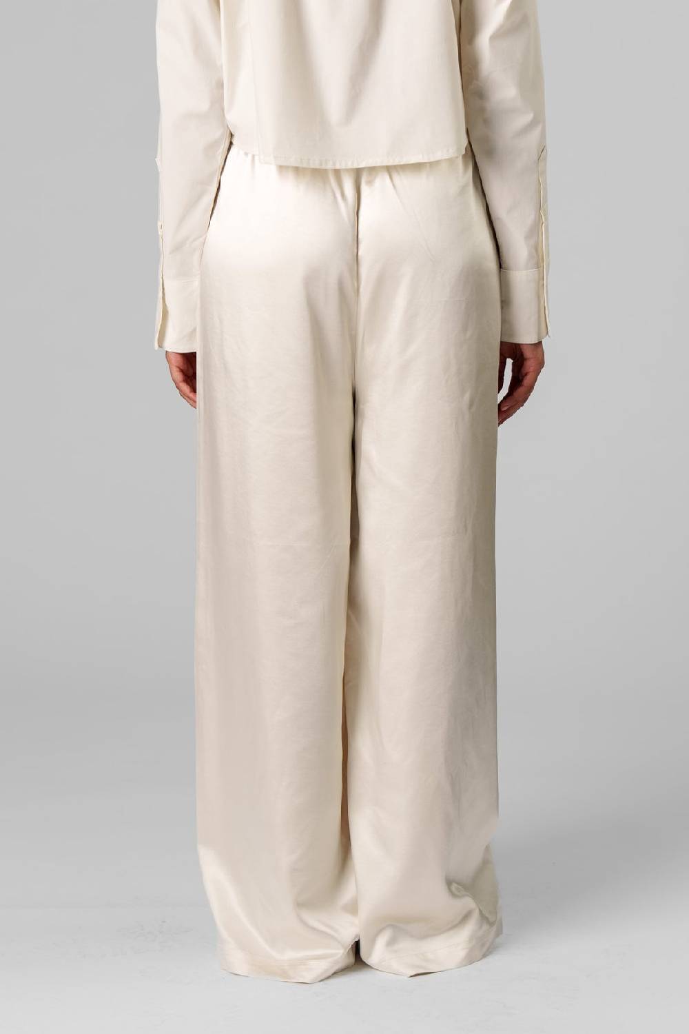 Karo Kauer Satin Pants Creme Angebote