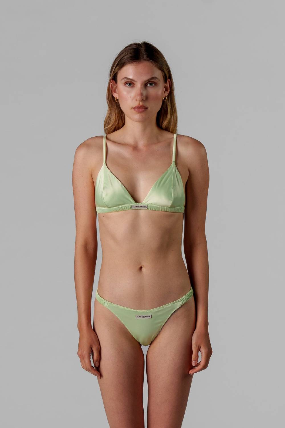 Karo Kauer Satin Slip Matcha