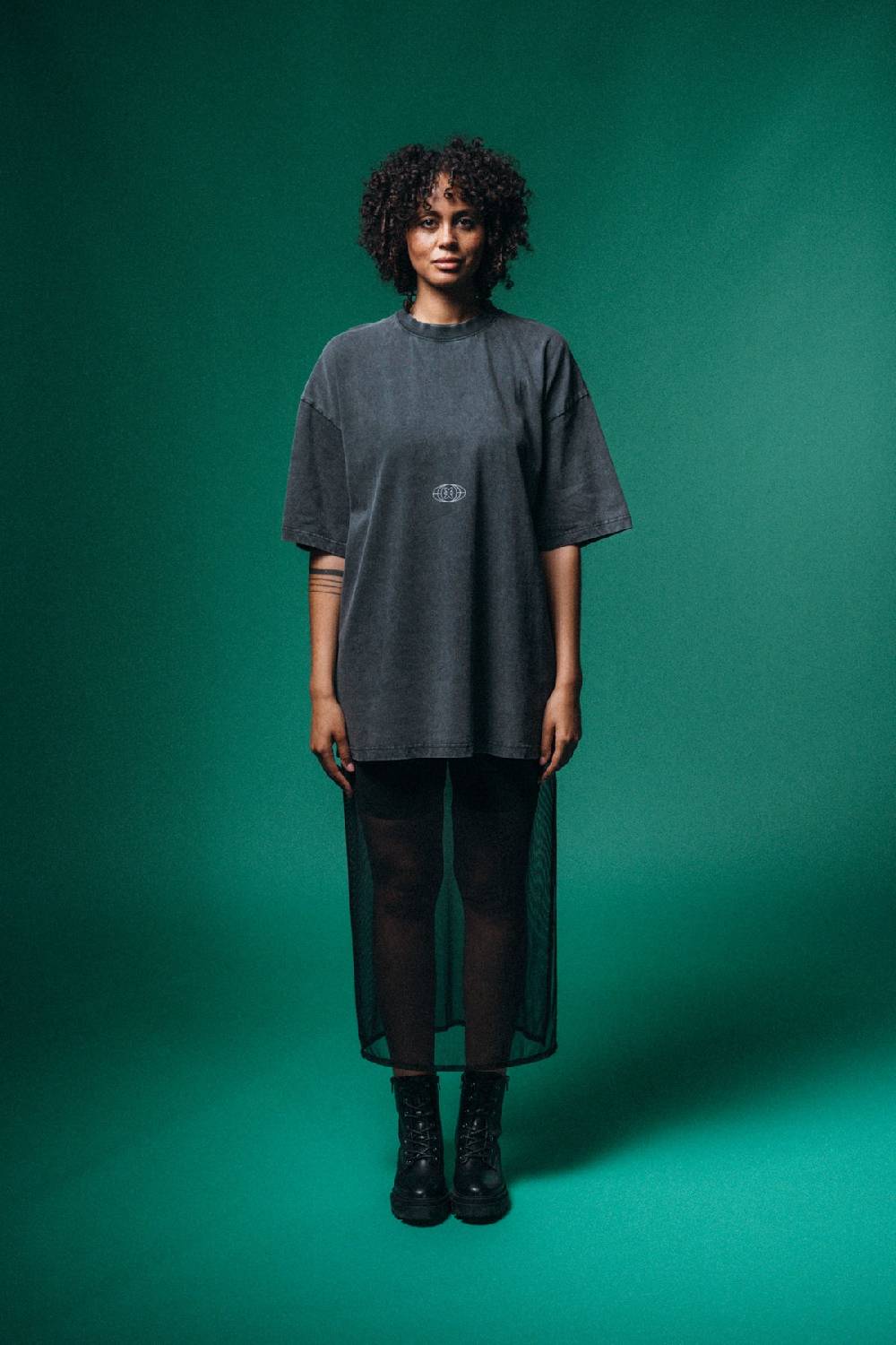 Karo Kauer PRE ORDER Mesh Skirt Black Fabrikverkauf