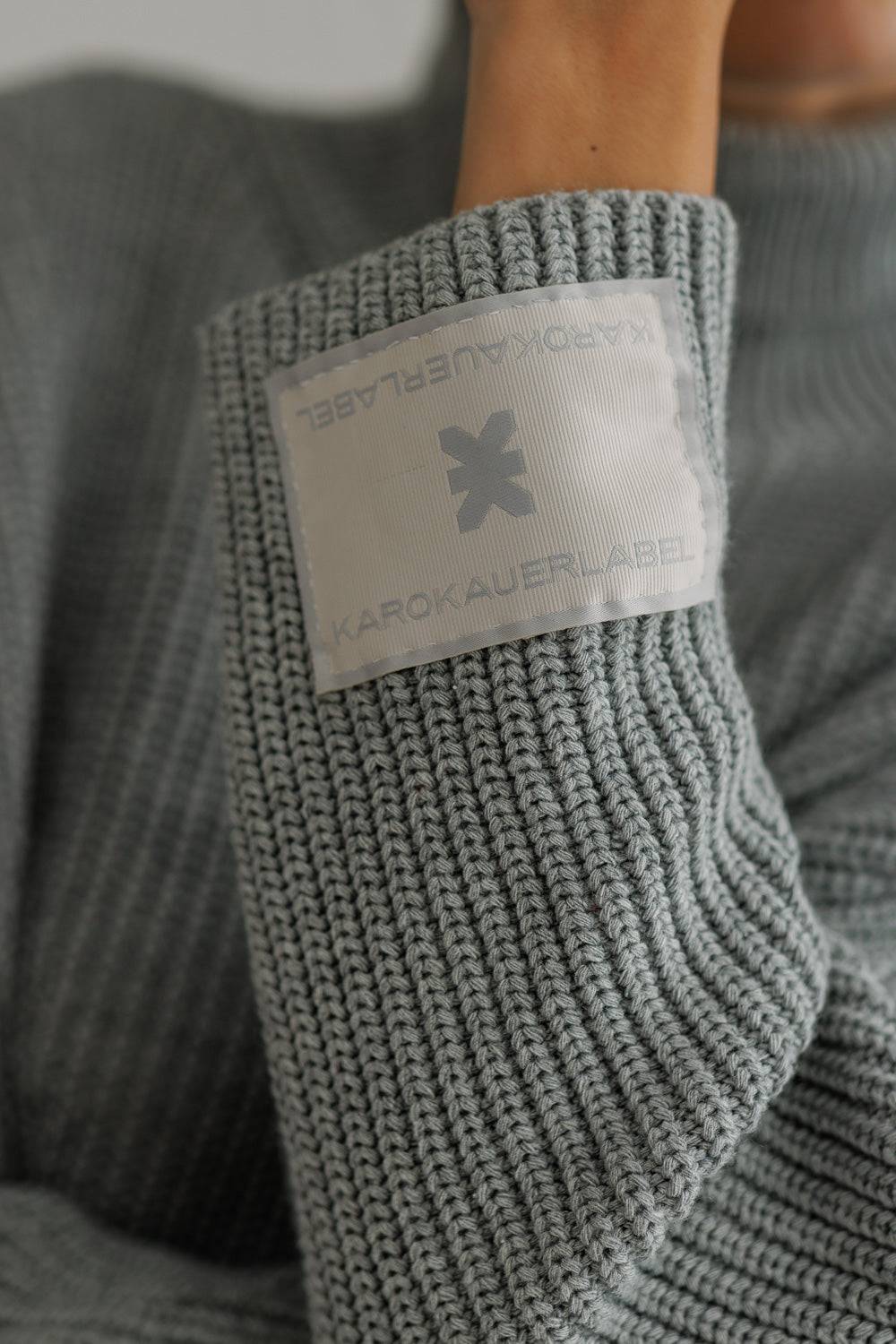 Karo Kauer Knit Dress Silver Grey Online