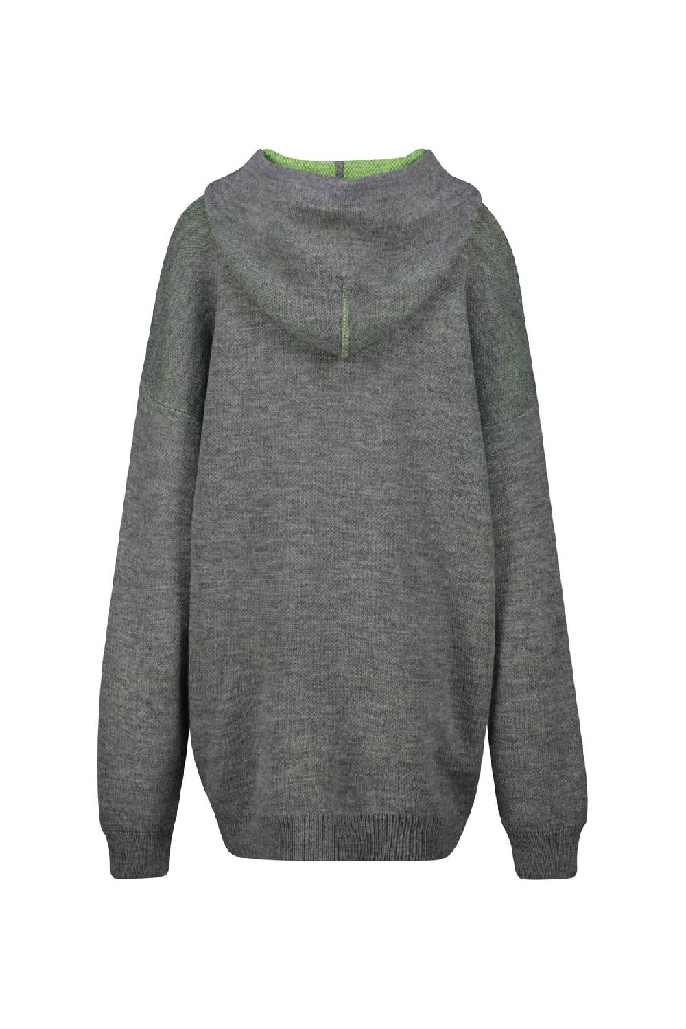Karo Kauer Knit Hoodiedress Silver Grey Outlet