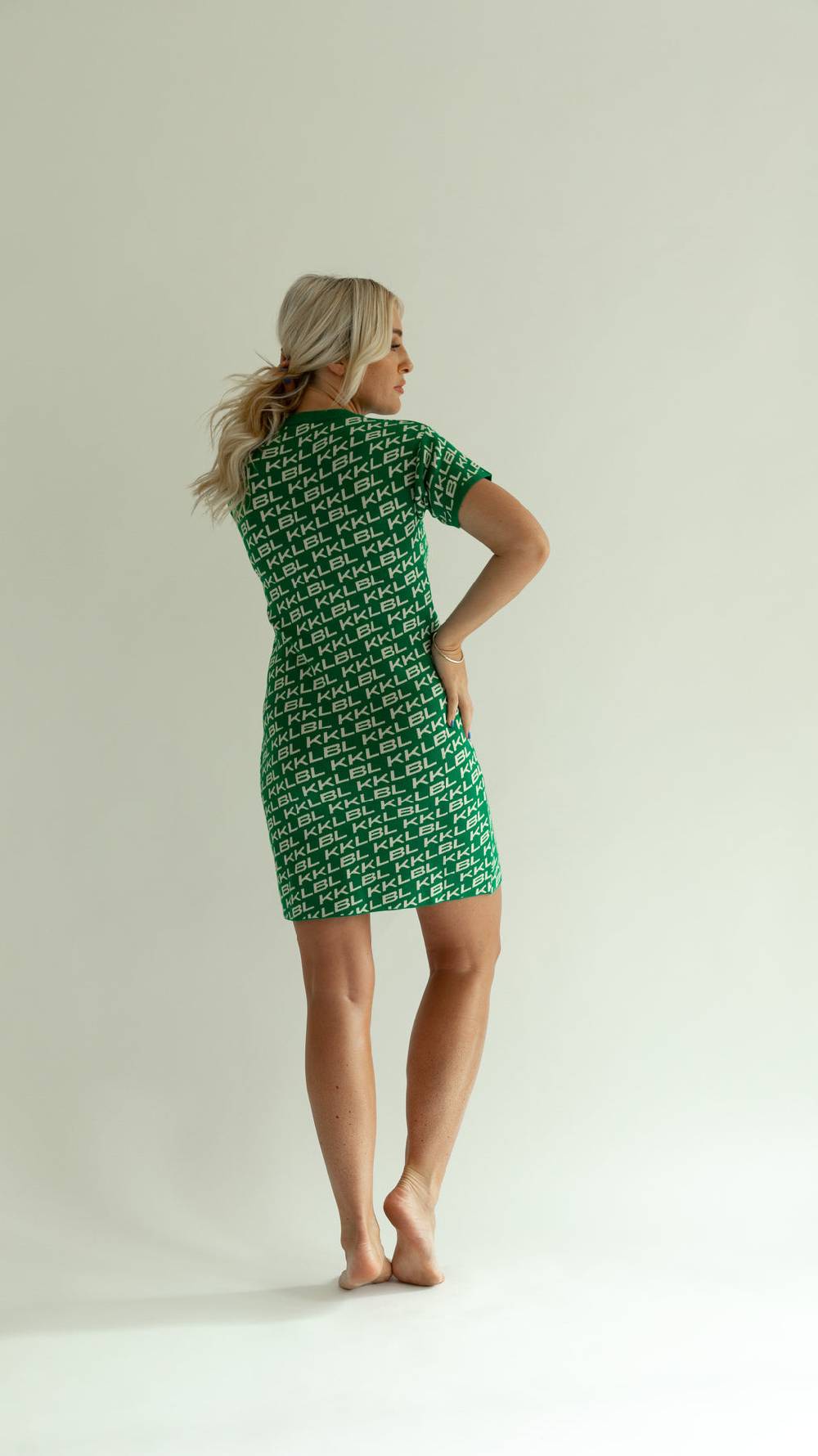 Karo Kauer Knit Dress KKLBL Green Angebote