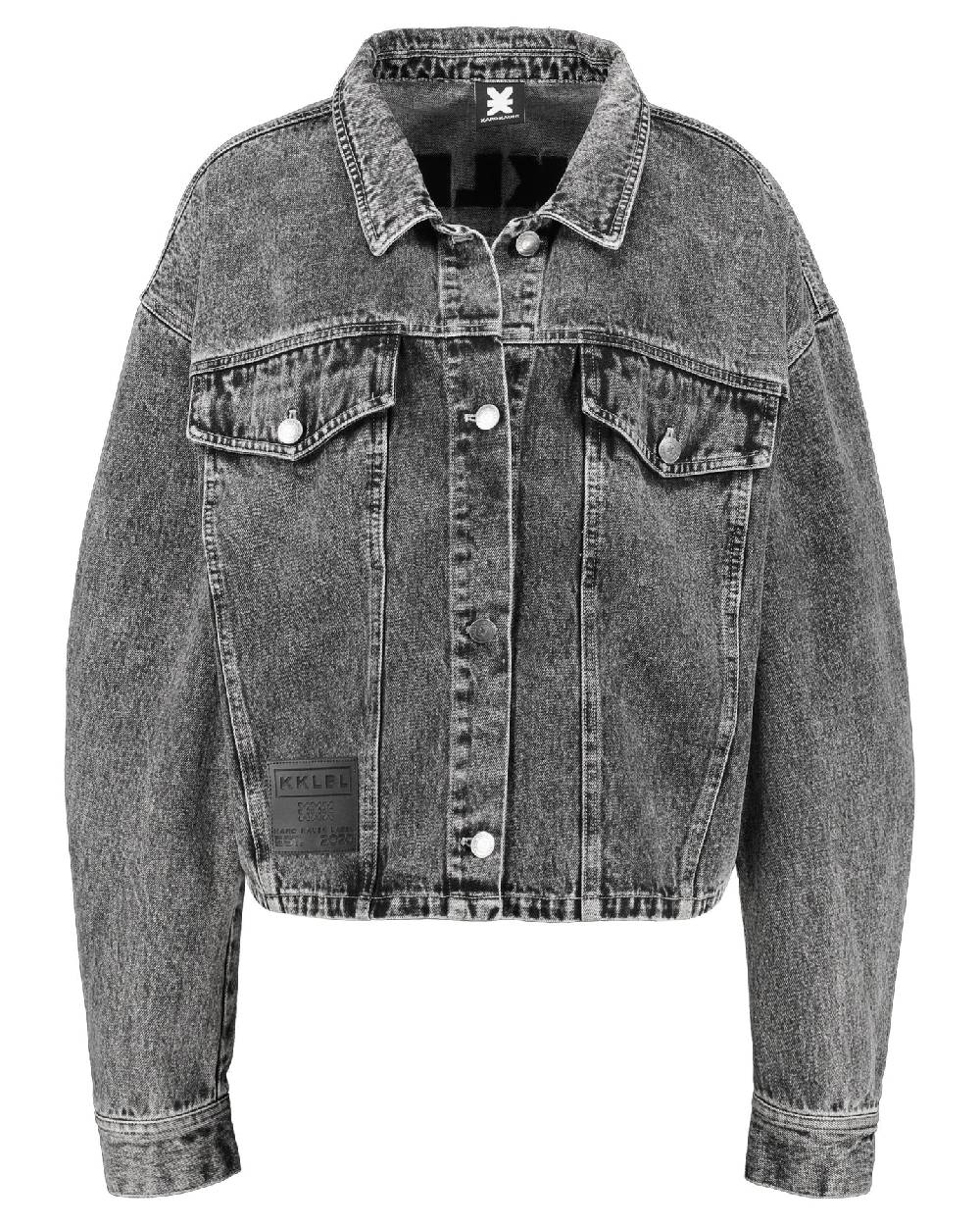 Karo Kauer Denim Jacket Black Outlet