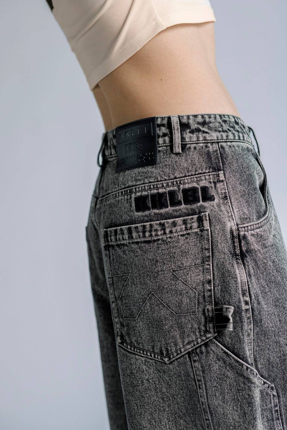 Karo Kauer Denim Pants Black Hotsell