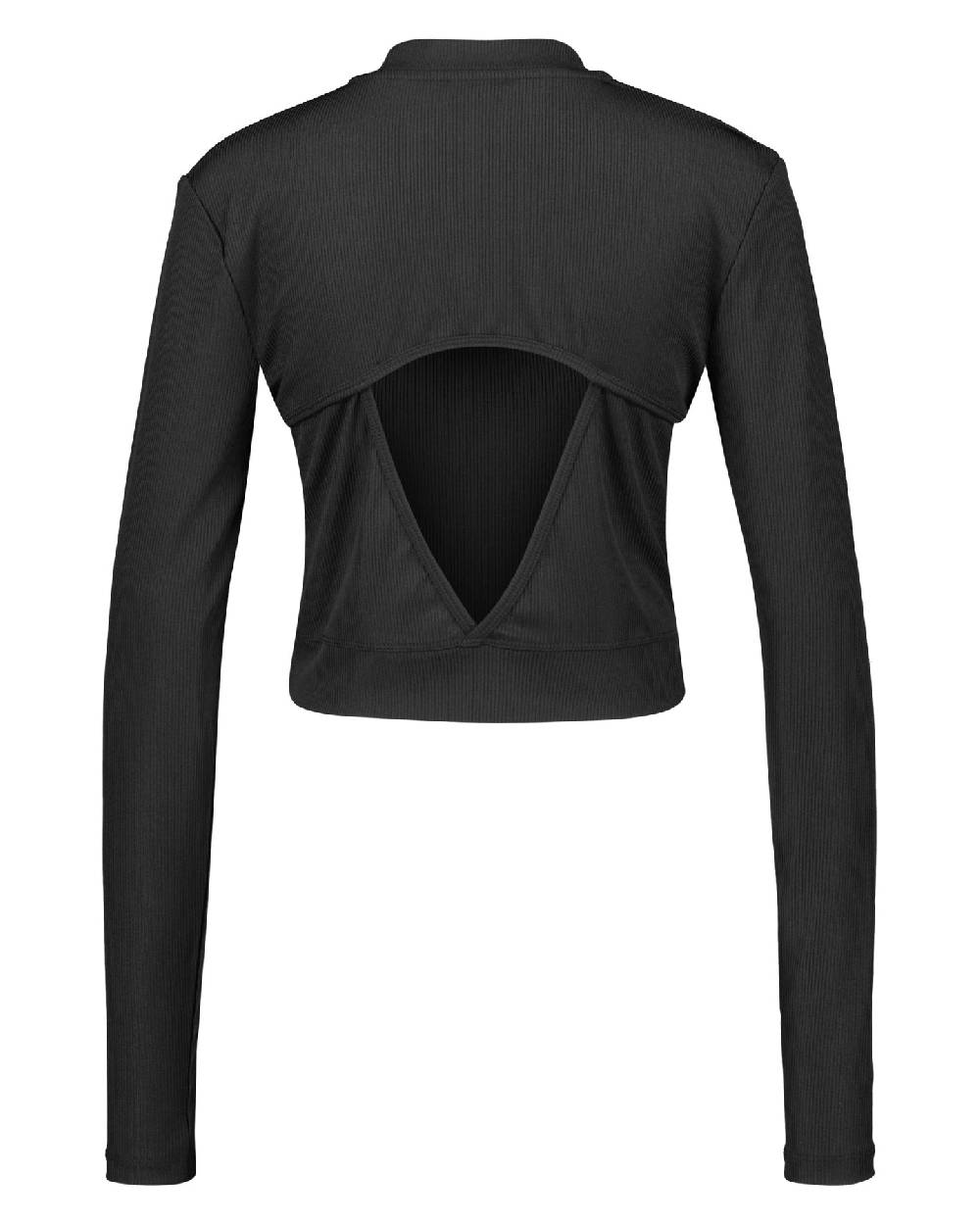 Karo Kauer Cropped Shirt Black Günstiger Verkauf