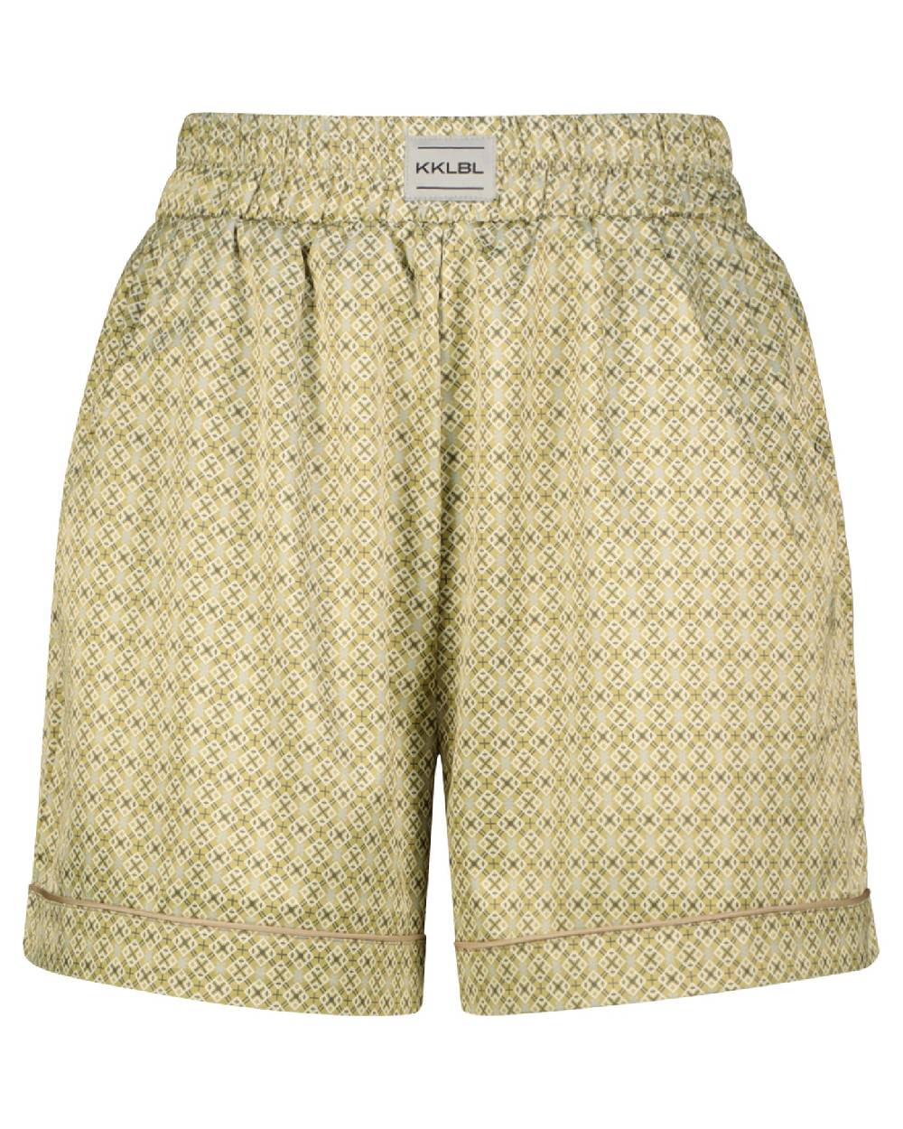 Karo Kauer Retro Shorts Khaki Auslauf