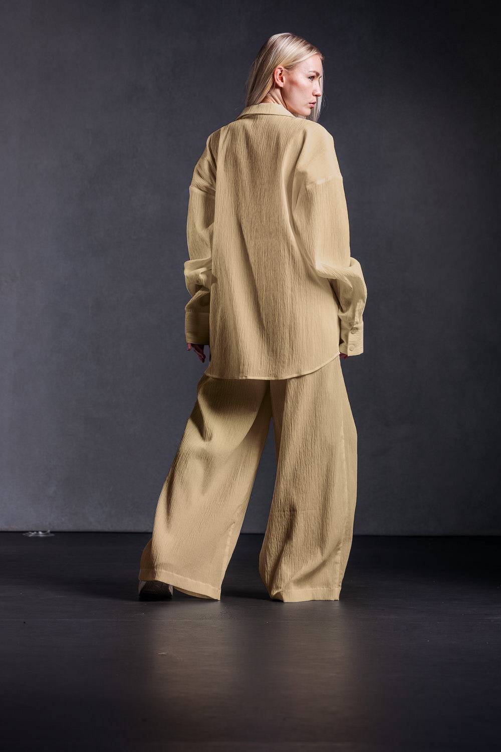 Karo Kauer Woven Blouse Khaki im Angebot