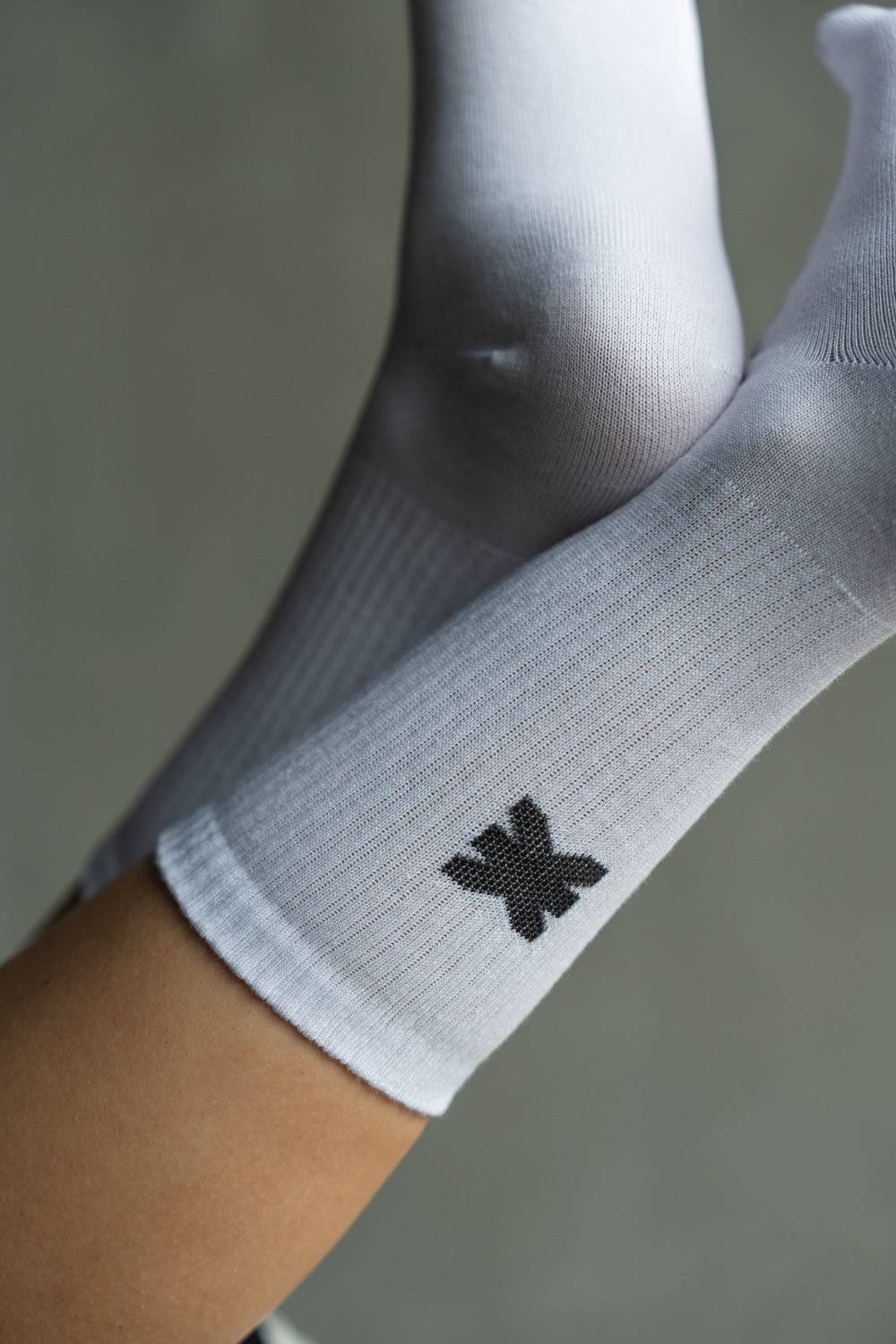 Karo Kauer Socks Logo Dark Grey Fabrikverkauf