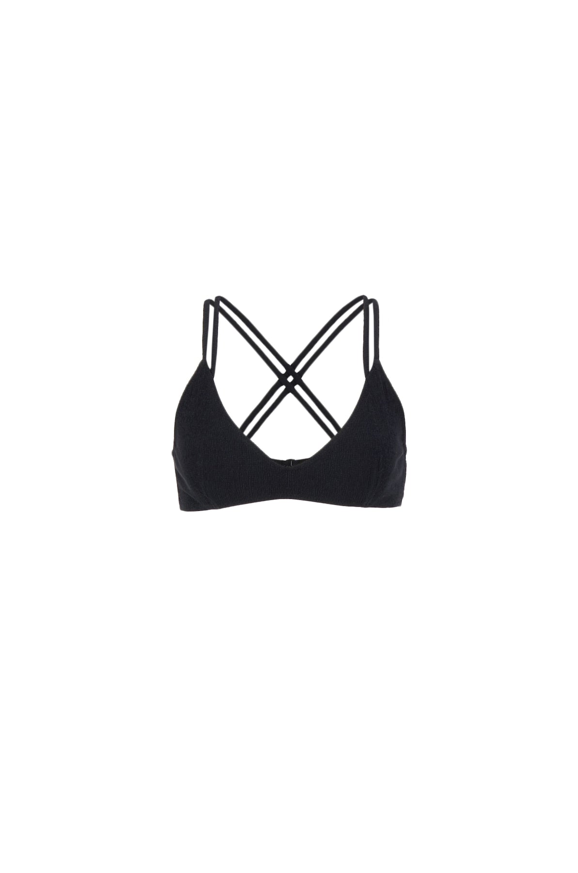 Karo Kauer Bikini Top Black Fabrikverkauf