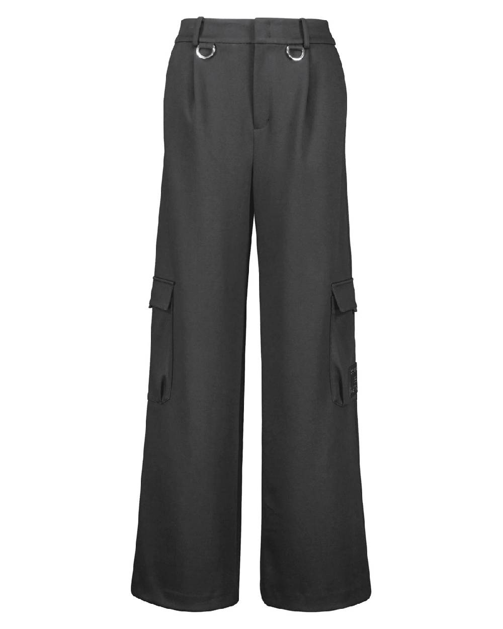 Karo Kauer Wide Leg Pants Dark Grey Günstiger Verkauf