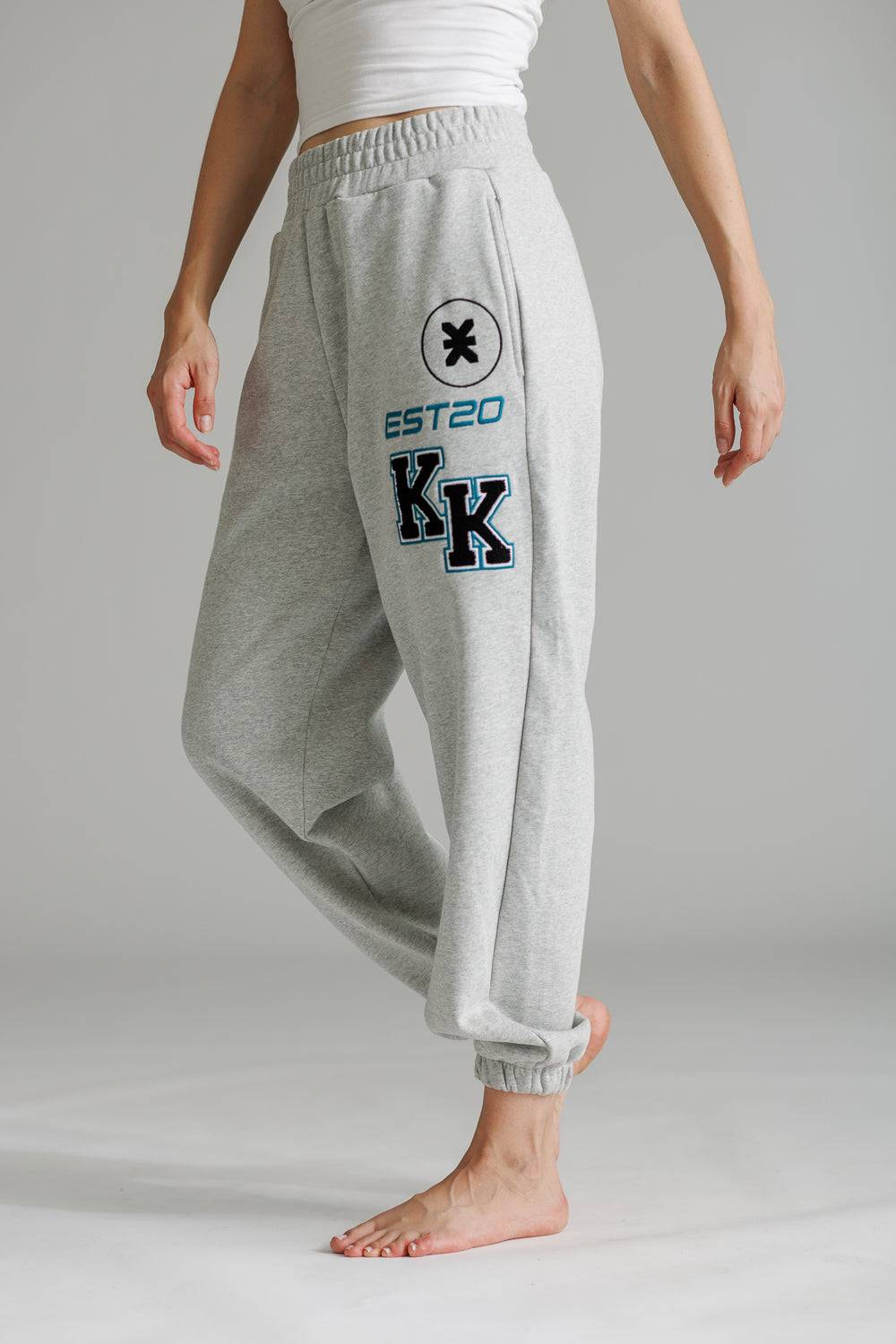 Karo Kauer Jogger Pants Grey Melange Online