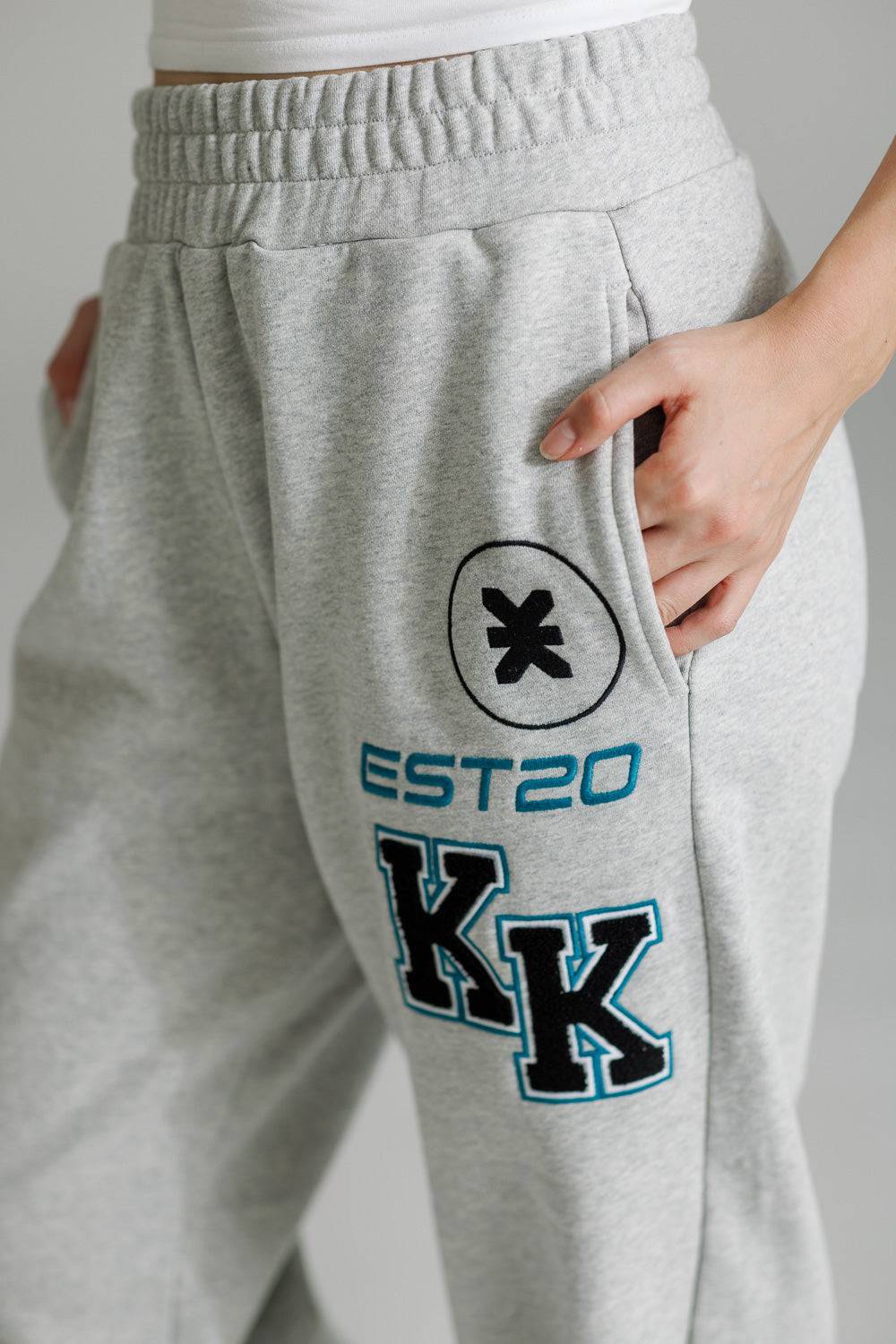 Karo Kauer Jogger Pants Grey Melange Online