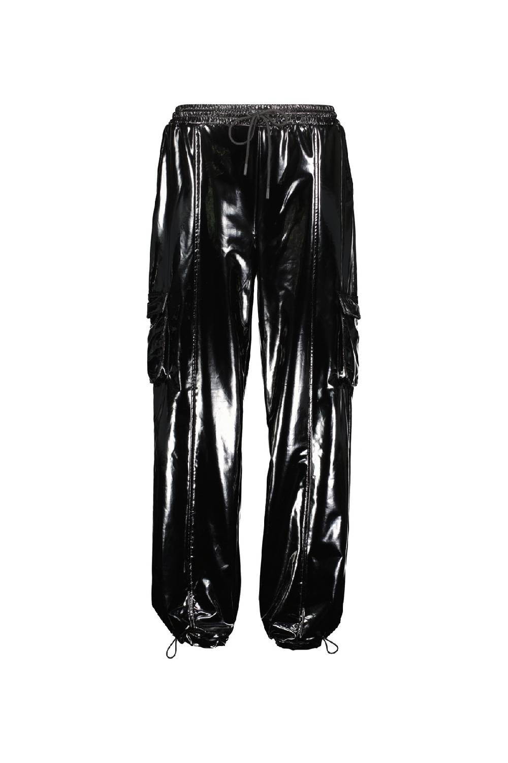 Karo Kauer Laquer Pants Black Schlussverkauf