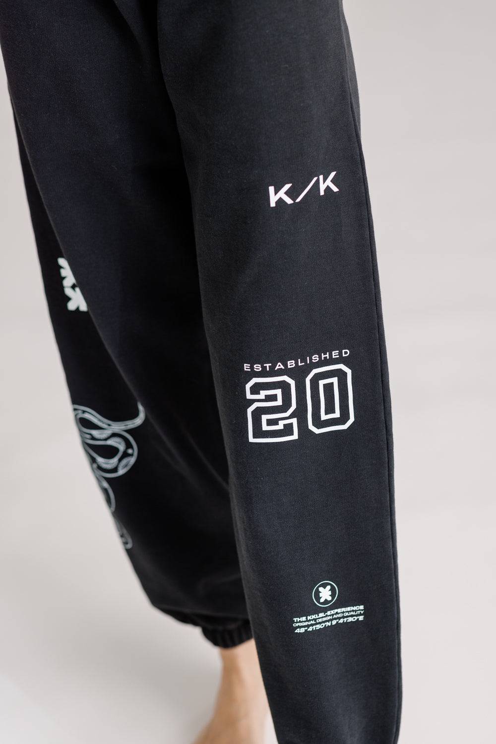 Karo Kauer Joggerpants Faded Black Günstiger Verkauf
