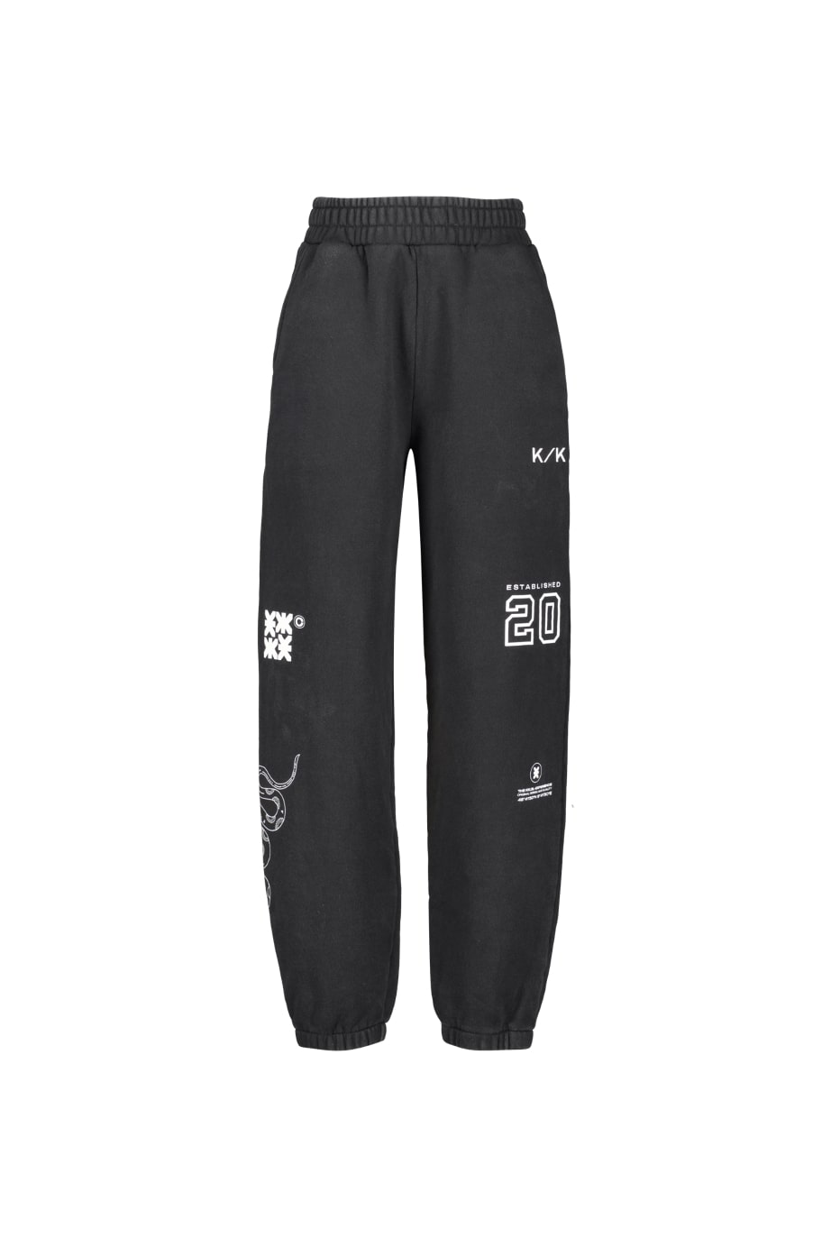 Karo Kauer Joggerpants Faded Black Günstiger Verkauf