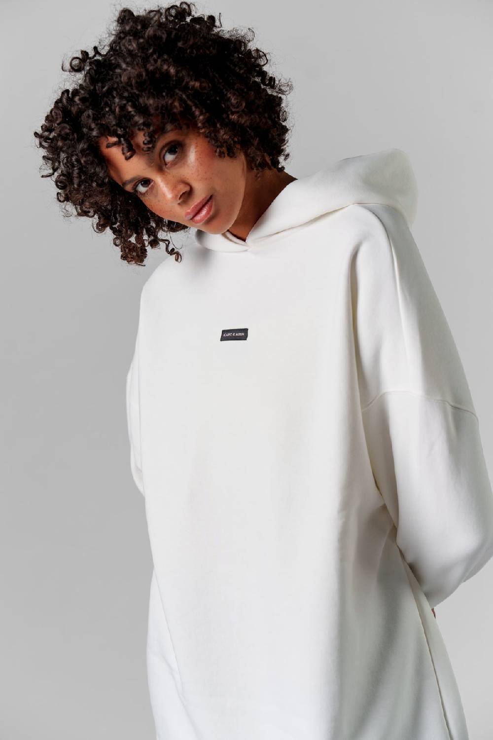 Karo Kauer Hoodie Dress Creme Angebote