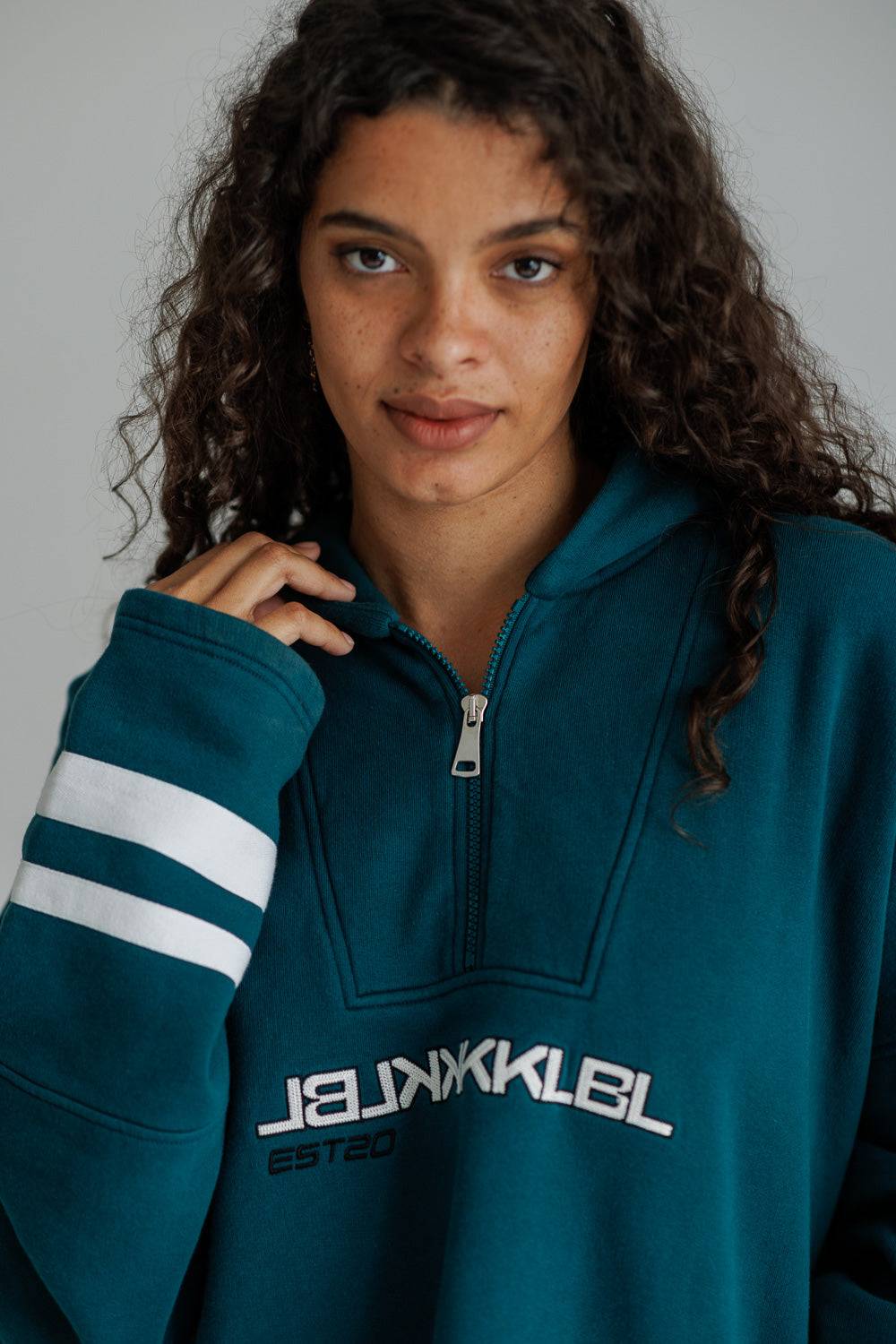 Karo Kauer Zipped Sweater Green Verkauf